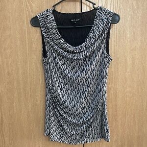 Y2K Cowl Neck Tank Top